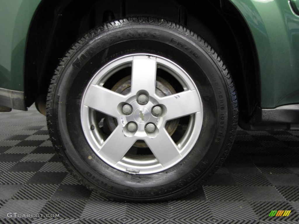 2005 Equinox LS AWD - Meander Green Metallic / Light Gray photo #24