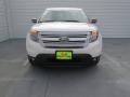 2013 White Platinum Tri-Coat Ford Explorer XLT  photo #7