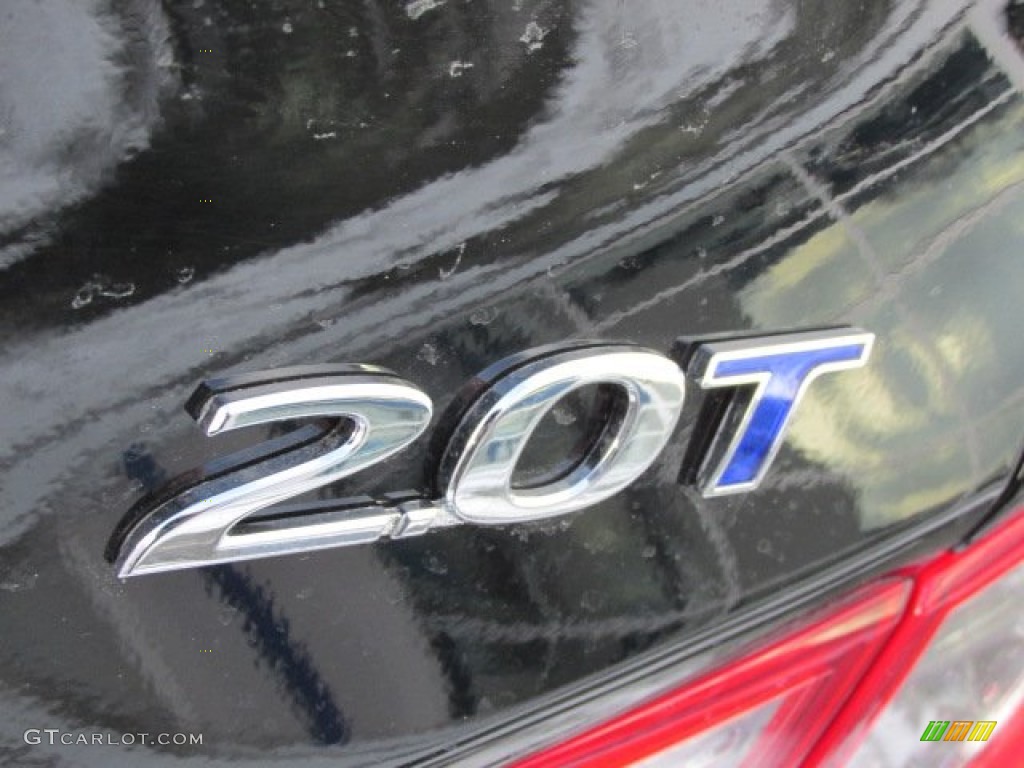 2013 Sonata Limited 2.0T - Midnight Black / Gray photo #4