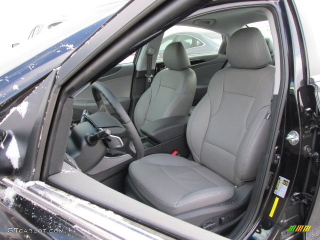 2013 Sonata Limited 2.0T - Midnight Black / Gray photo #9