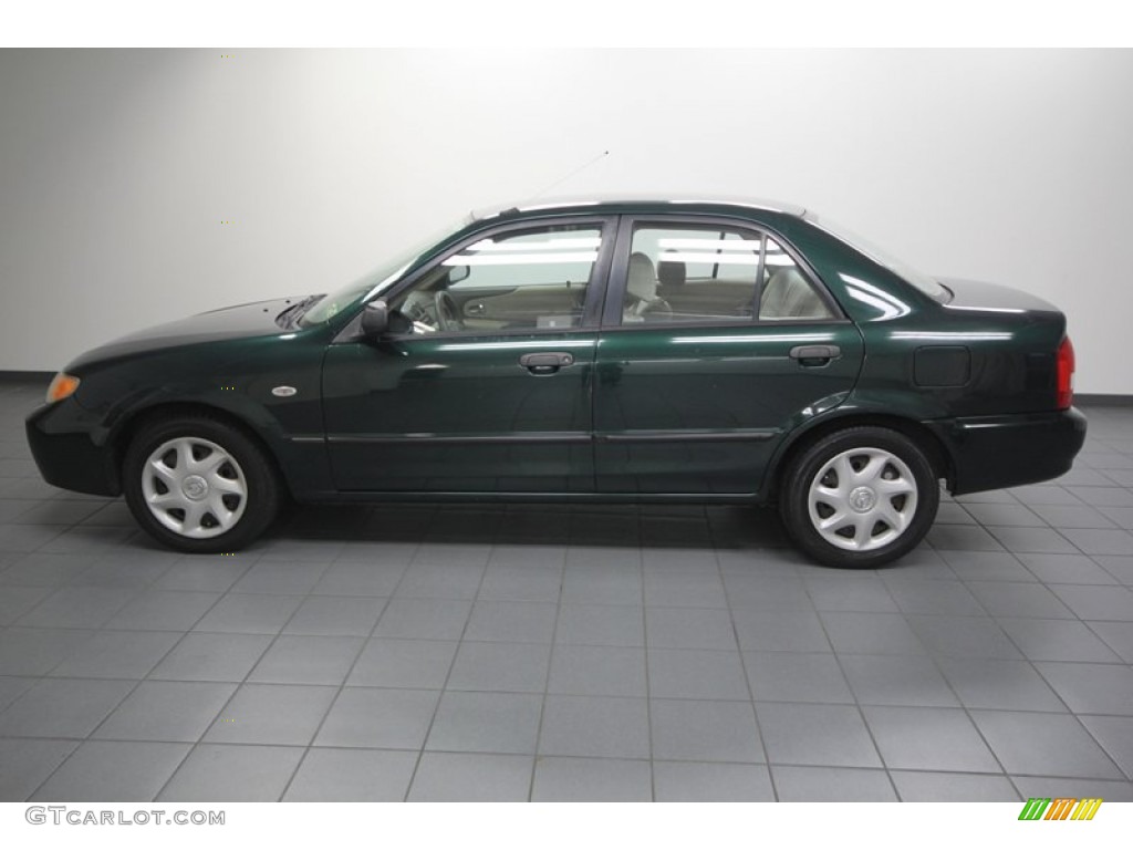 Emerald Mica 2003 Mazda Protege DX Exterior Photo #76384510