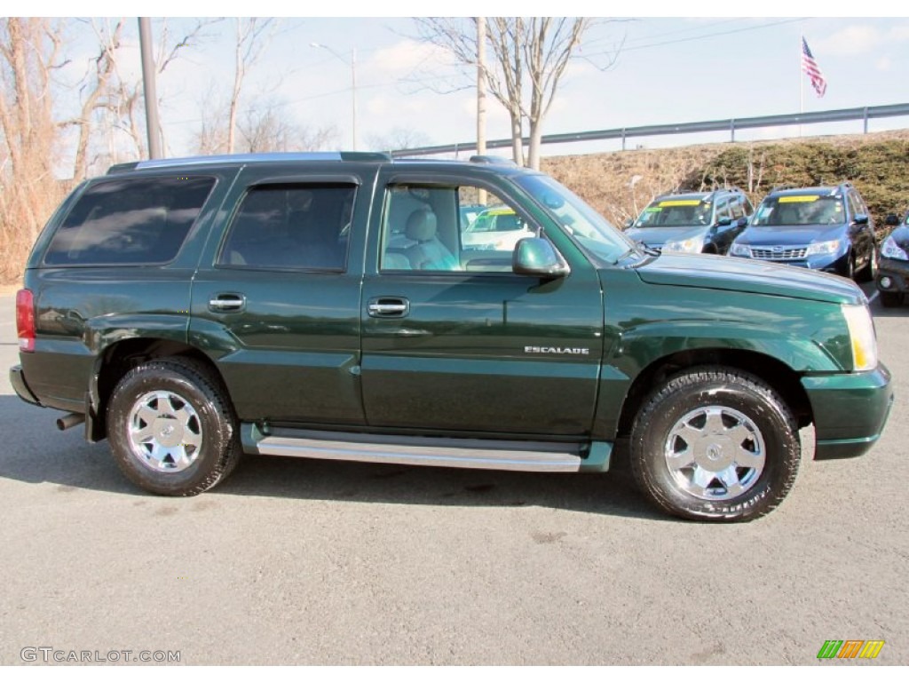 Green Envy 2003 Cadillac Escalade AWD Exterior Photo #76384549