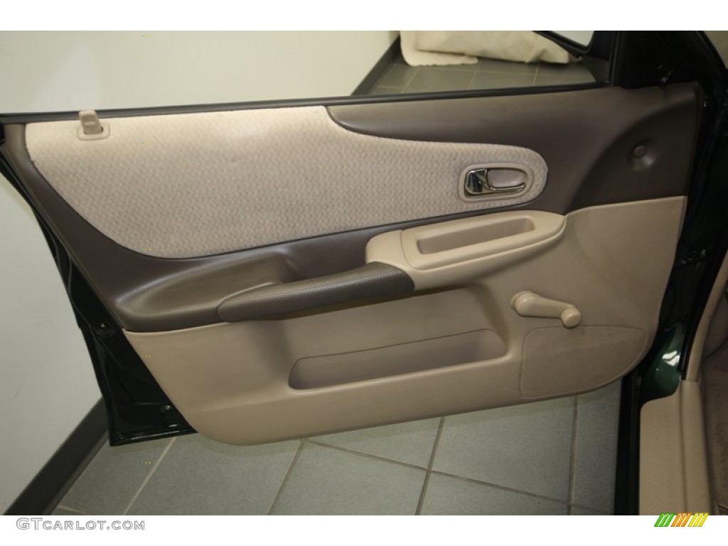 2003 Mazda Protege DX Beige Door Panel Photo #76384654