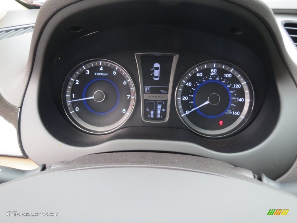 2013 Hyundai Azera Standard Azera Model Gauges Photo #76384774