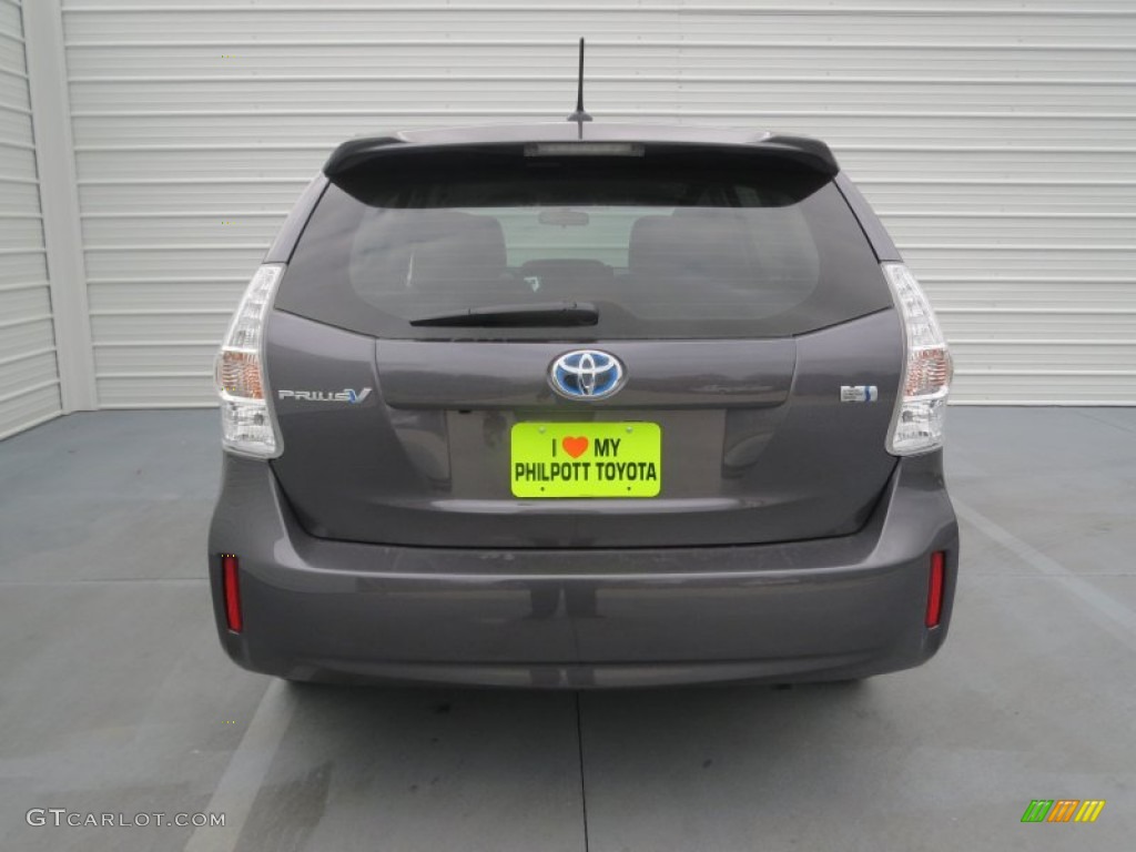 2013 Prius v Three Hybrid - Magnetic Gray Metallic / Misty Gray photo #4