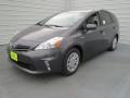 2013 Magnetic Gray Metallic Toyota Prius v Three Hybrid  photo #6