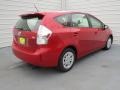 Barcelona Red Metallic - Prius v Two Hybrid Photo No. 3