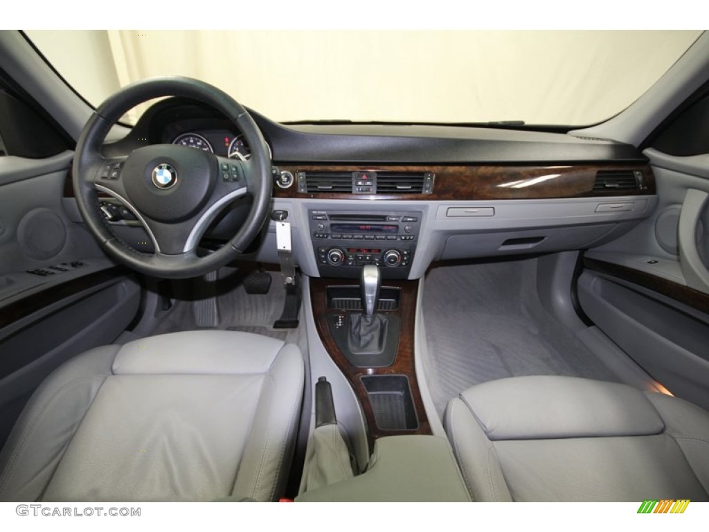 2011 BMW 3 Series 335i Sedan Gray Dakota Leather Dashboard Photo #76386007