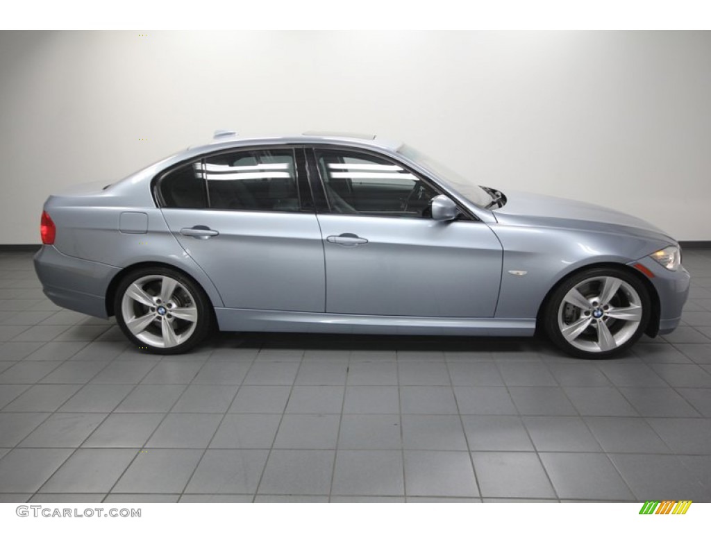 2011 3 Series 335i Sedan - Blue Water Metallic / Gray Dakota Leather photo #8