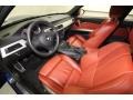Fox Red Novillo Leather Prime Interior Photo for 2011 BMW M3 #76386502