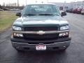 2005 Dark Green Metallic Chevrolet Silverado 1500 LS Crew Cab 4x4  photo #3