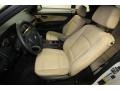 Beige Boston Leather 2010 BMW 1 Series 128i Convertible Interior Color