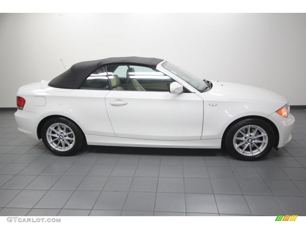 Alpine White 2010 BMW 1 Series 128i Convertible Exterior Photo #76387096