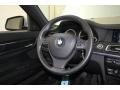 Black Nappa Leather Steering Wheel Photo for 2010 BMW 7 Series #76387402