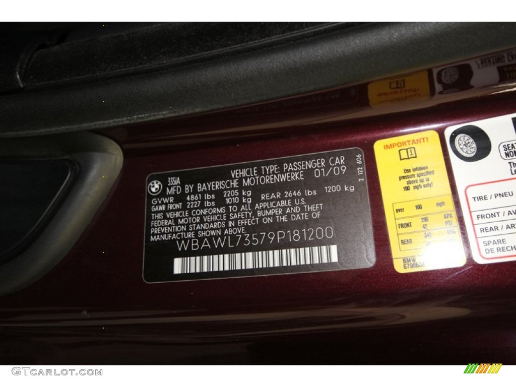 2009 3 Series 335i Convertible - Barbara Red Metallic / Saddle Brown Dakota Leather photo #5