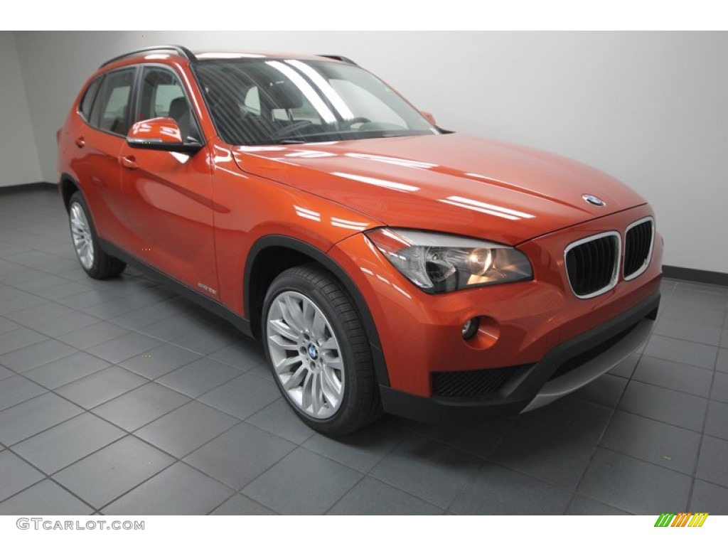 Valencia Orange BMW X1