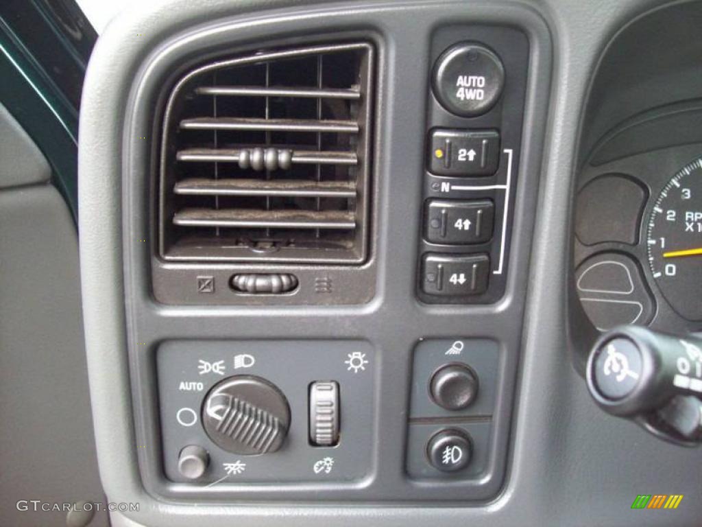 2005 Silverado 1500 LS Crew Cab 4x4 - Dark Green Metallic / Dark Charcoal photo #15