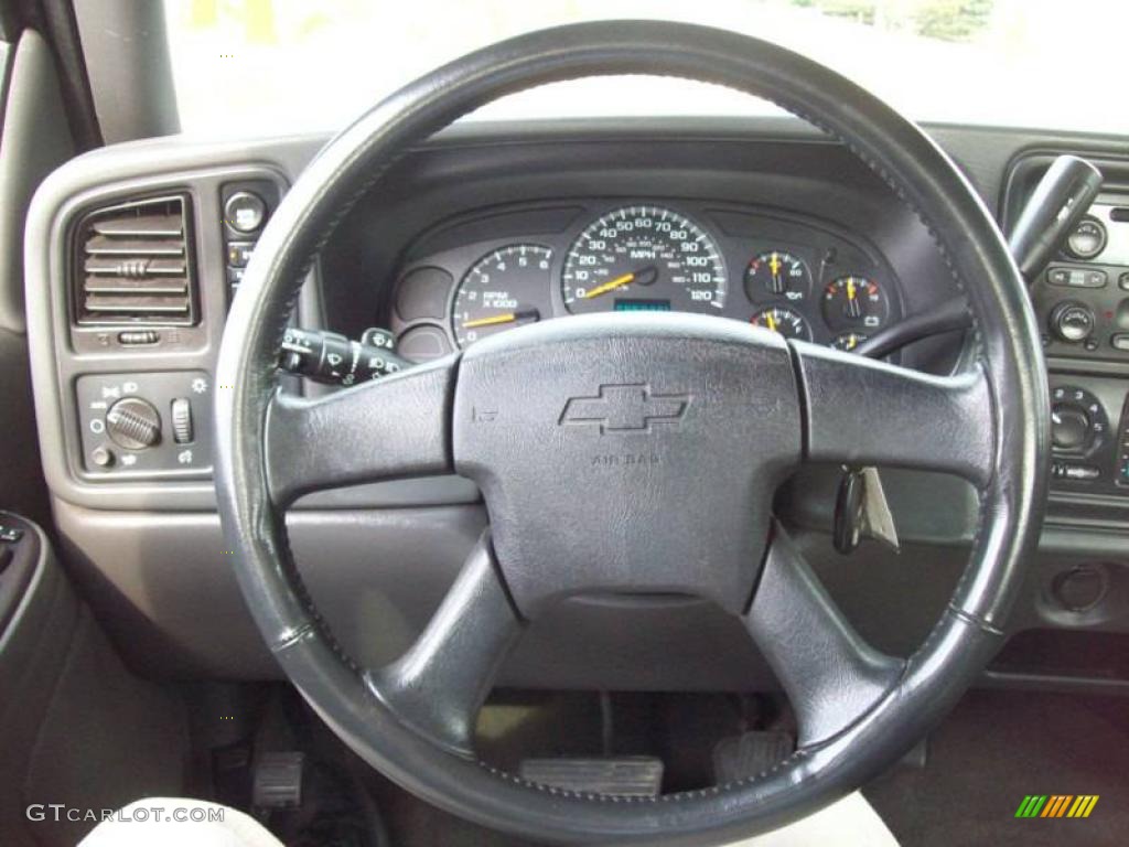 2005 Silverado 1500 LS Crew Cab 4x4 - Dark Green Metallic / Dark Charcoal photo #19