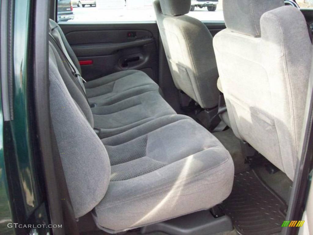 2005 Silverado 1500 LS Crew Cab 4x4 - Dark Green Metallic / Dark Charcoal photo #21