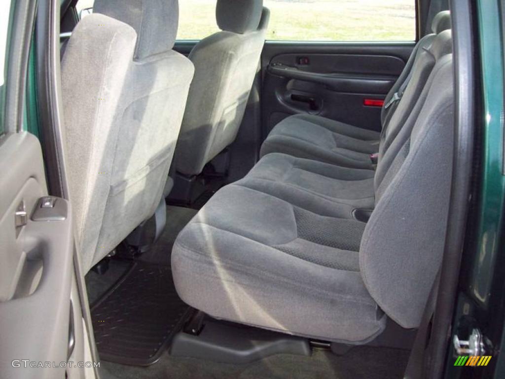 2005 Silverado 1500 LS Crew Cab 4x4 - Dark Green Metallic / Dark Charcoal photo #22