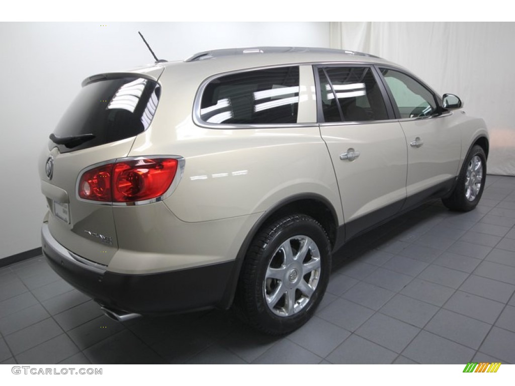 2008 Enclave CXL - Gold Mist Metallic / Cashmere/Cocoa photo #11