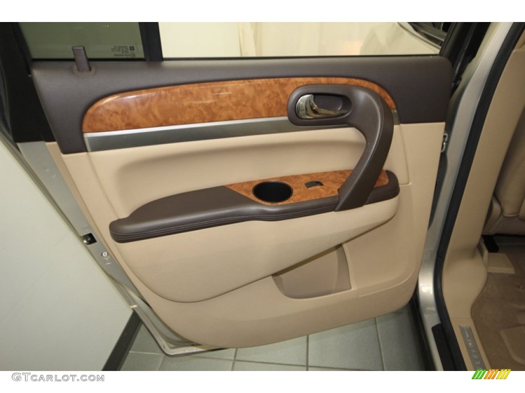 2008 Enclave CXL - Gold Mist Metallic / Cashmere/Cocoa photo #29