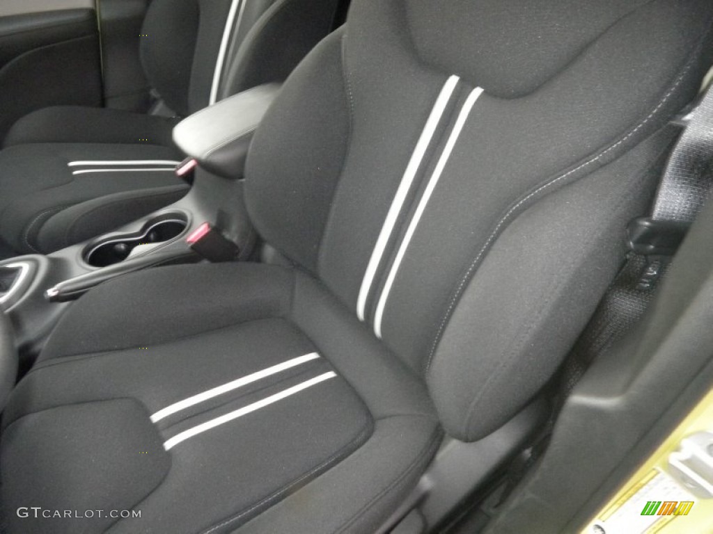 Black/Light Diesel Gray Interior 2013 Dodge Dart Rallye Photo #76390790