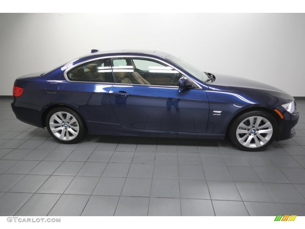 2012 3 Series 328i xDrive Coupe - Deep Sea Blue Metallic / Saddle Brown photo #8