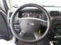 Ebony/Pewter 2009 Hummer H3 T Steering Wheel