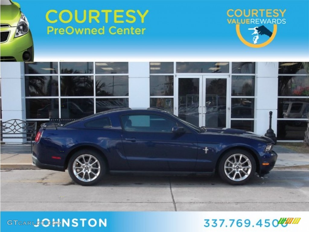 2010 Mustang V6 Premium Coupe - Kona Blue Metallic / Charcoal Black photo #1