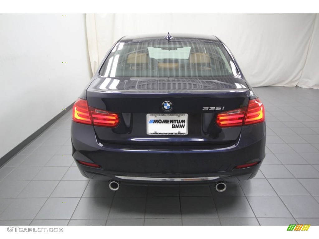 2013 3 Series 335i Sedan - Imperial Blue Metallic / Saddle Brown photo #10