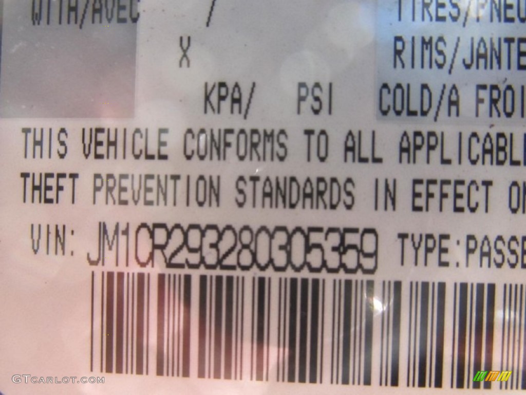 2008 MAZDA5 Sport - Galaxy Gray / Black photo #14