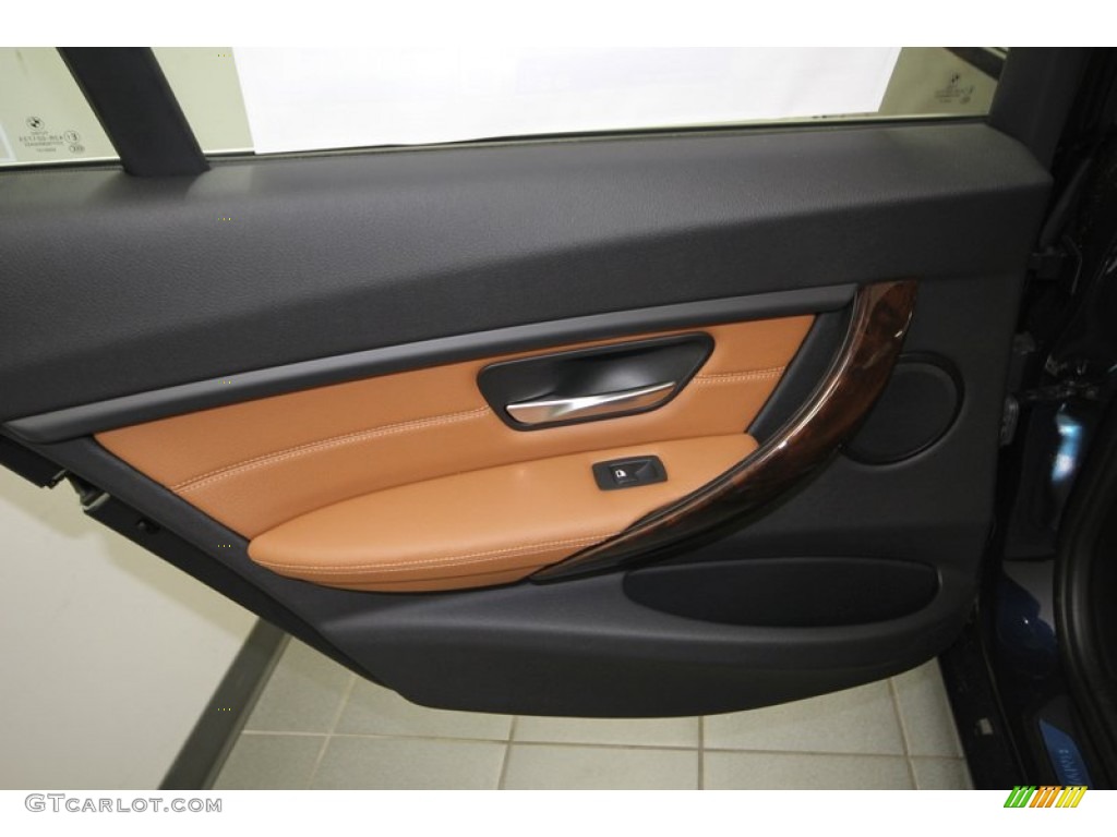 2013 3 Series 335i Sedan - Imperial Blue Metallic / Saddle Brown photo #25