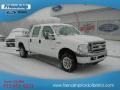 Oxford White - F250 Super Duty XL Crew Cab 4x4 Photo No. 2