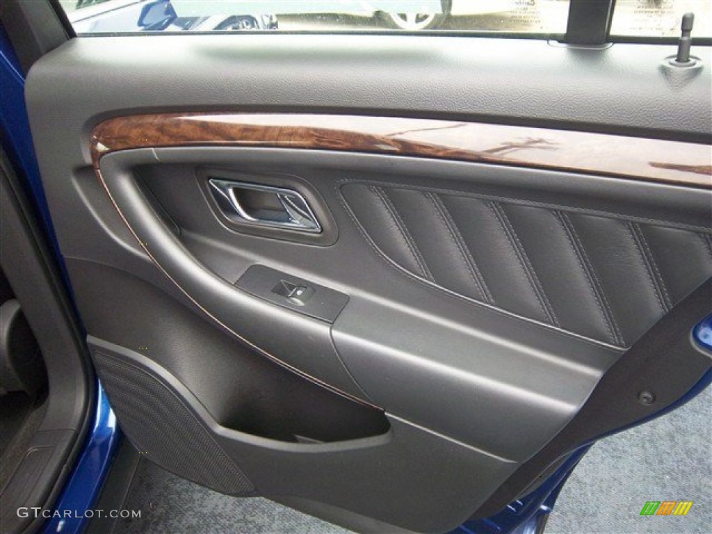 2013 Ford Taurus Limited Charcoal Black Door Panel Photo #76394868
