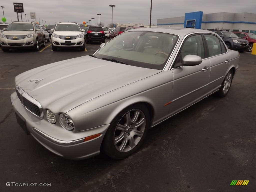 Platinum Silver Metallic 2004 Jaguar XJ XJ8 Exterior Photo #76394958
