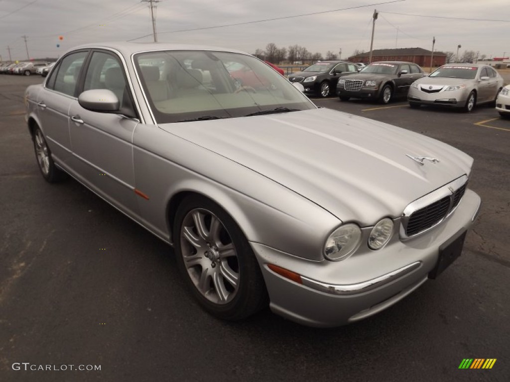 Platinum Silver Metallic 2004 Jaguar XJ XJ8 Exterior Photo #76394994