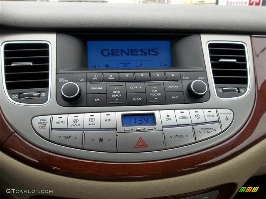 2012 Genesis 3.8 Sedan - Champagne Beige Metallic / Cashmere photo #12