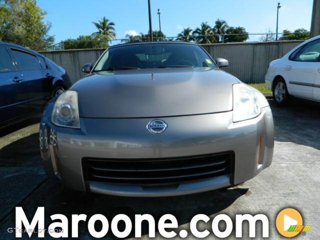 2007 350Z Touring Roadster - Carbon Silver Metallic / Charcoal photo #1