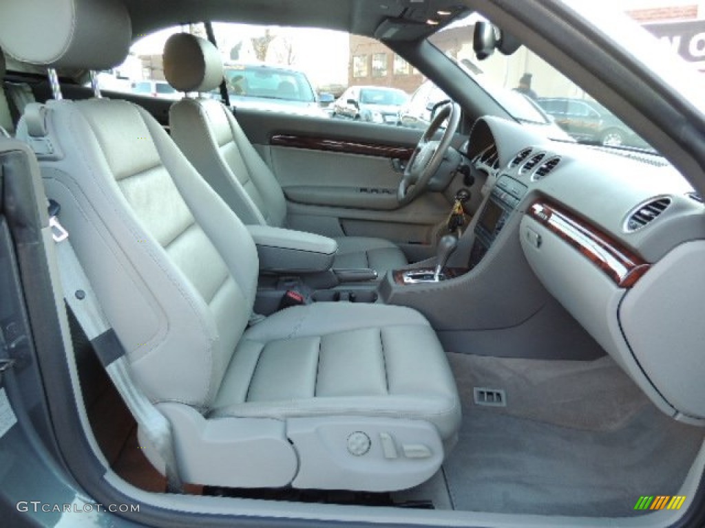 2005 Audi A4 3.0 quattro Cabriolet Front Seat Photo #76396215