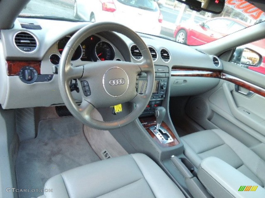 Grey Interior 2005 Audi A4 3.0 quattro Cabriolet Photo #76396305