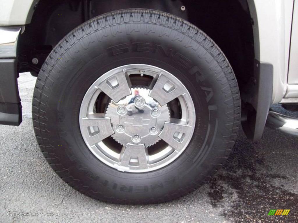 2007 Colorado LT Crew Cab 4x4 - Silver Birch Metallic / Very Dark Pewter photo #23