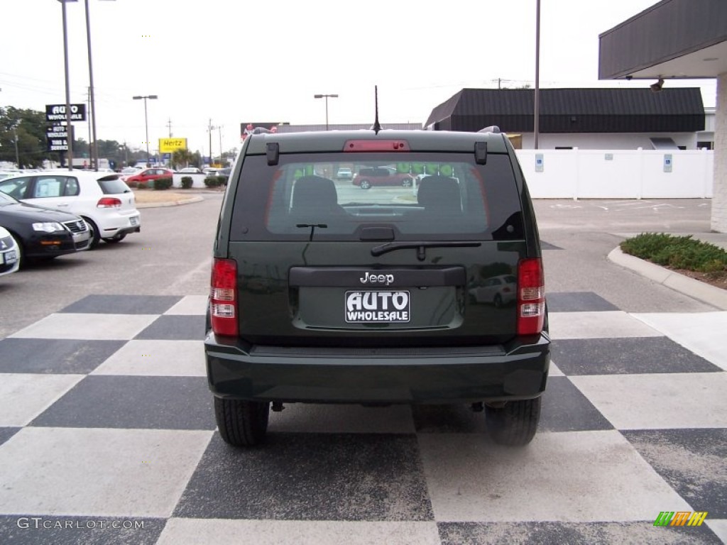 2012 Liberty Sport - Black Forest Green Pearl / Dark Slate Gray photo #4