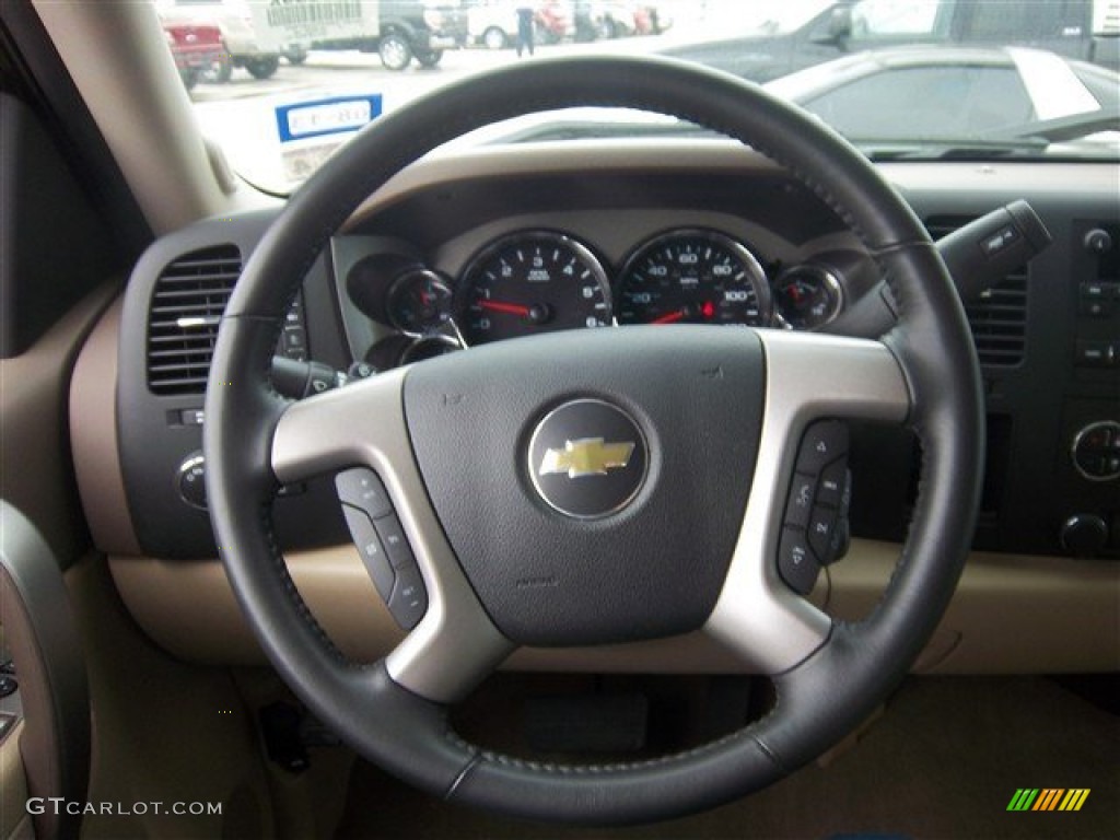 2012 Silverado 1500 LT Extended Cab - Black / Light Titanium/Dark Titanium photo #19