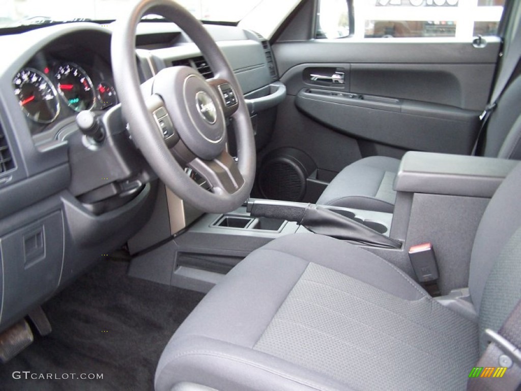 2012 Liberty Sport - Black Forest Green Pearl / Dark Slate Gray photo #11