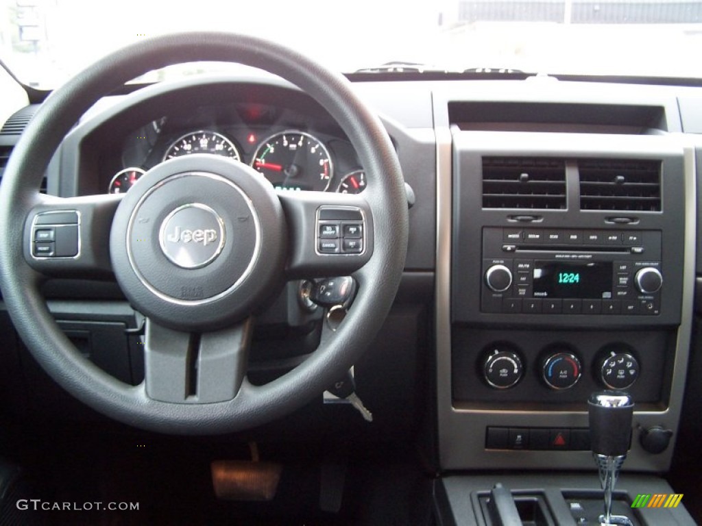 2012 Jeep Liberty Sport Dark Slate Gray Dashboard Photo #76396740