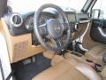 2011 Jeep Wrangler Black/Dark Saddle Interior Prime Interior Photo