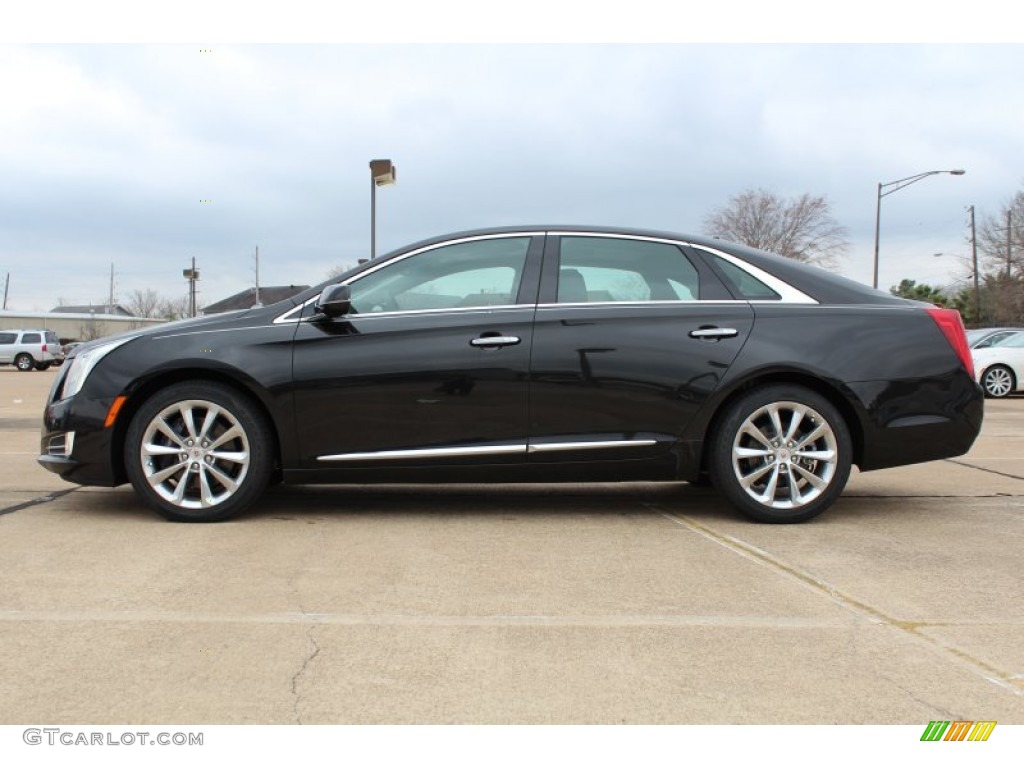 Black Diamond Tricoat 2013 Cadillac XTS Luxury FWD Exterior Photo #76398712