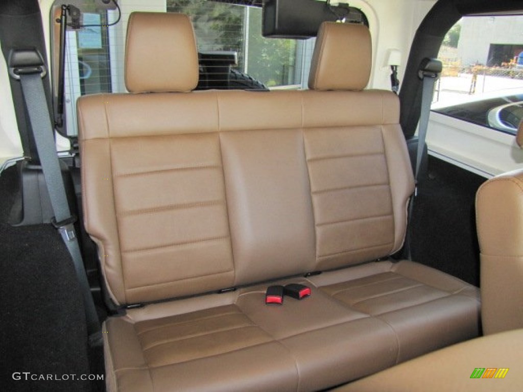 2011 Jeep Wrangler Sahara 4x4 Rear Seat Photo #76398768