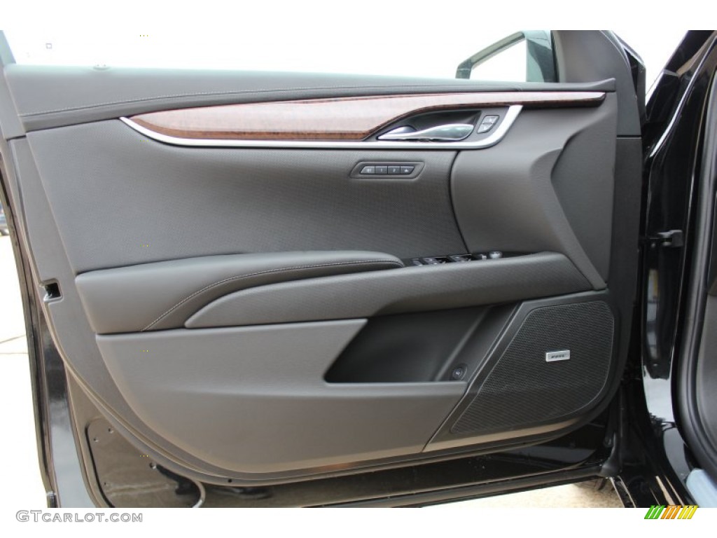 2013 Cadillac XTS Luxury FWD Jet Black Door Panel Photo #76398828